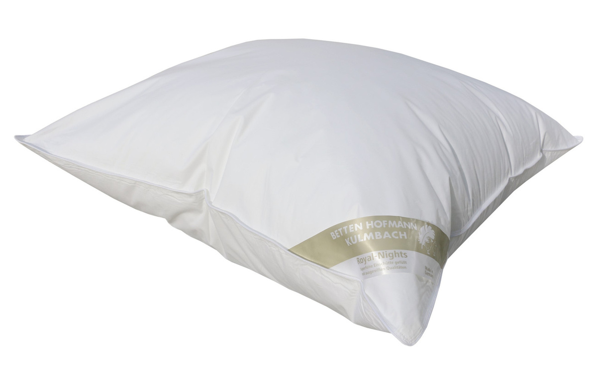 Betten Hofmann Basic Allergiker Kopfkissen aus Hohlfaser in Weiß, B/H: 80 x 80 cm - Bild 1