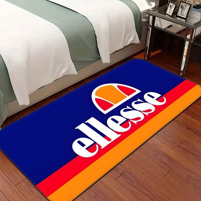 E-Ellesse Retro Flurteppich Multiple Choice Multicolor rutschfest für Wohnzimmer und Küche - Bild 1