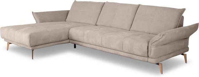 Polsterecke SANSIBAR ROBERTSFORS in Sand Beige mit Stoffbezug und Kaltform-Schaumstoff, L-Form, B/T/H: 178 x 150 x 68 cm - Bild 1
