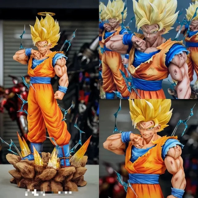 Bandai SSJ2 Goku Anime Actionfigur aus PVC in Multicolor, Höhe: 33 cm - Bild 1