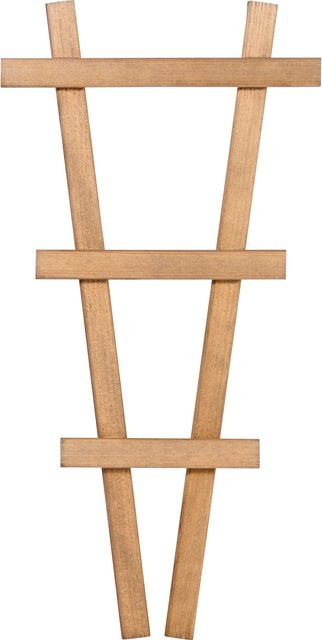 dobar Blumentopf-Rankhilfe Trellis aus Holz in Braun, 4er Set, Größe S - Bild 1