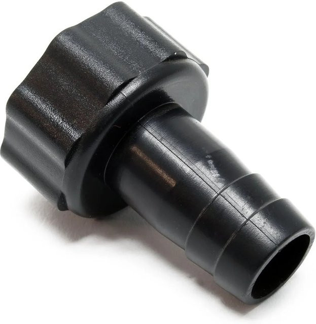 Sunsun Ersatzteil Schlauchtülle mit Überwurfmutter 20 mm für HJ-5000 Teichpumpe in Schwarz - Bild 1