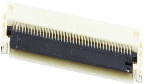 Molex FFC/FPC-Anschluss 40-polig in Weiß mit Goldkontakten, Rastermaß 0.5mm, Artikelnummer 512964094, Tape on Full Reel - Bild 1