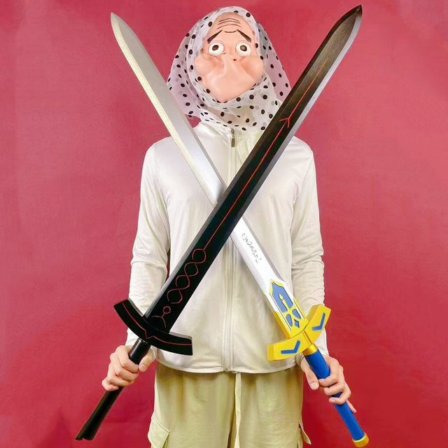 Bandai Fate/stay night Excalibur Schwert, Cosplay Requisite, 110cm - Bild 1
