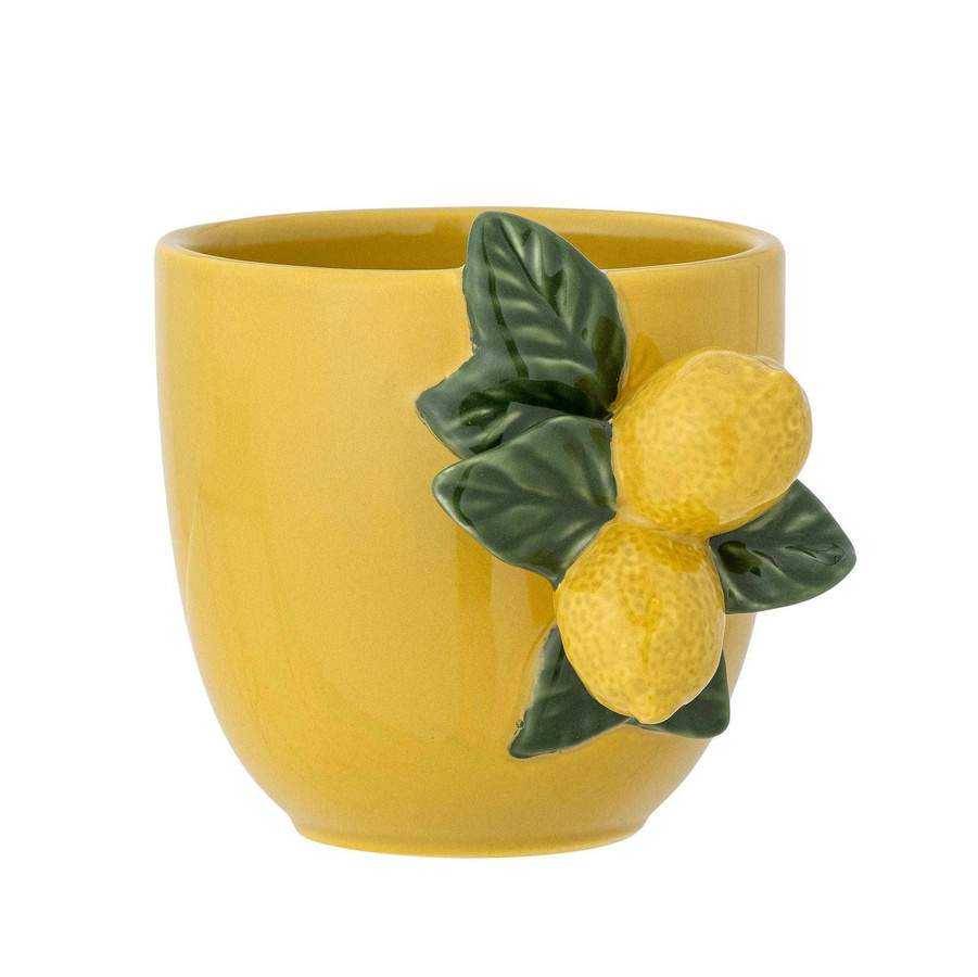 Bloomingville Keramikbecher in Gelb Limone - Bild 1
