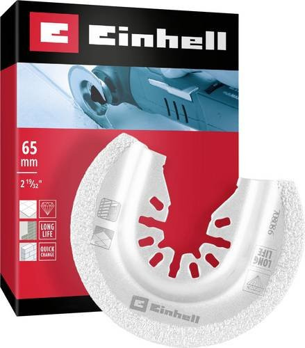 Einhell Diamant-Sägeblatt halbrund Ø 65 mm in Silber für Stein - Bild 2