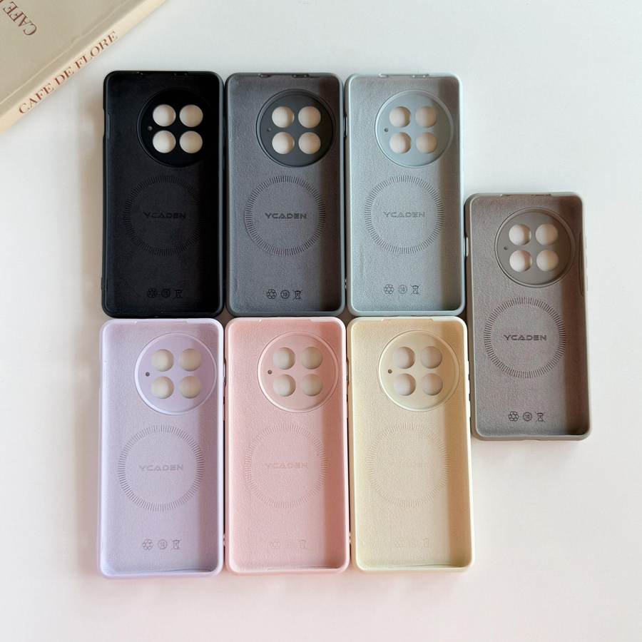 Magnetische Flüssigsilikon Handyhülle für OnePlus Ace 6 Ace 5 Pro 15 13 12 Stoßfest und Matt mit kabellosem Laden - Bild 1