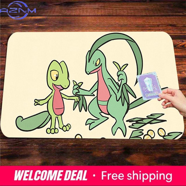 Potdemiel Treecko & Grovyle Evolution Line TCG Gaming-Schreibtischunterlage, Mehrfarbig - Bild 1
