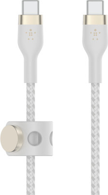 Belkin BoostCharge Pro Flex USB-C auf USB 2.0 Kabel, Weiß, 2 m - Bild 1