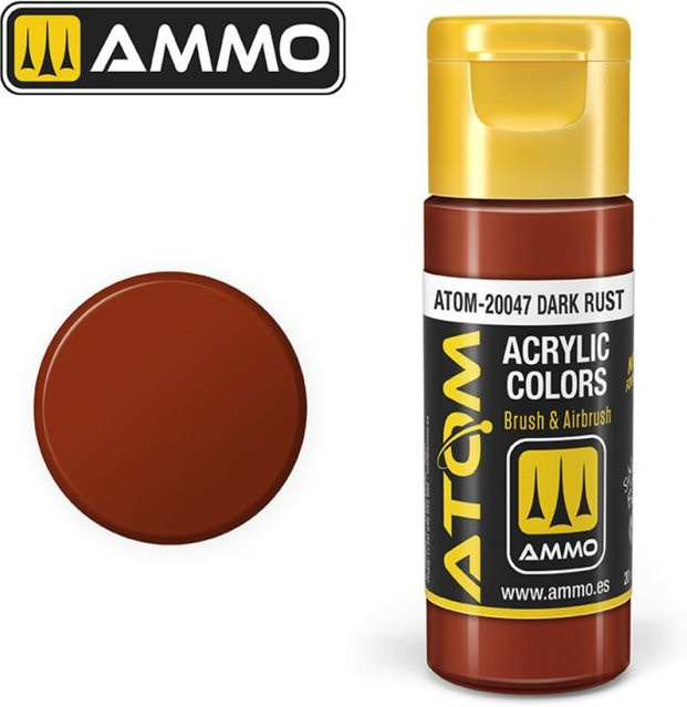 AMMO by MIG Jimenez Atom Color Dark Rust, Braun - Bild 1