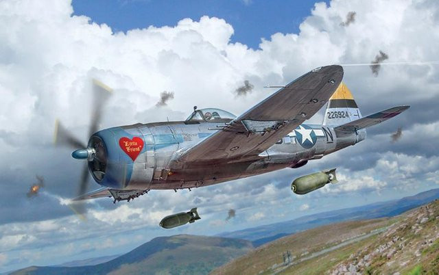 Italeri P-47D Thunderbolt (E.T.O.), Modellfahrzeug, 1:48 - Bild 1