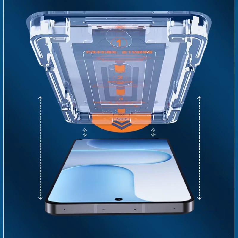 Displayschutzfolie aus gehärtetem Glas für Honor 500 Pro, Honor 400 Magic 8 und 7 Pro, transparente Vollabdeckung mit 9H Härtegrad - Bild 2