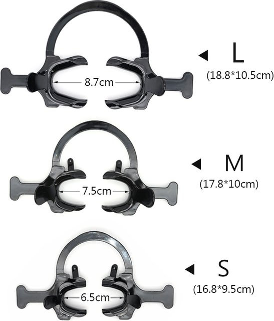 JIECARE Mundreinigungswerkzeug Set, 3-teilig, schwarzer Griff - Bild 1