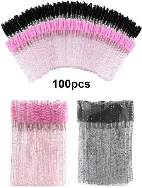OKAYLASH Wimpernbürsten Spoolies, 100 Stück, Unisex - Bild 1