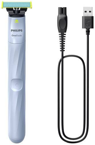 Philips OneBlade Bodycare Nassrasierer, Unisex, Himmelblau - Bild 1