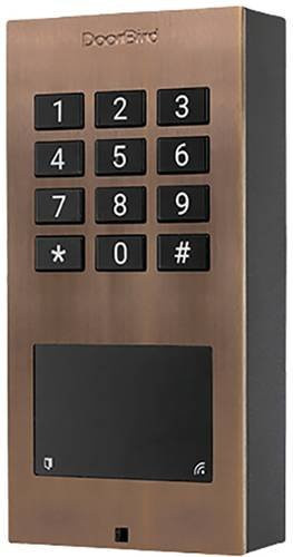 DoorBird Code-Tastatur mit RFID und beleuchteter Tastatur, Aufputz, IP65, Braun - Bild 1