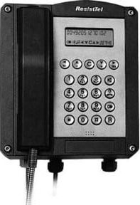 Eaton Electric ResistTel #11264301 wetterfestes Telefon mit Freisprecheinrichtung in Schwarz - Bild 1