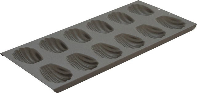 Schneider Walter Madeleine-Form aus Keramik, Grau, Länge: 40,5 cm, Breite: 19,5 cm - Bild 1