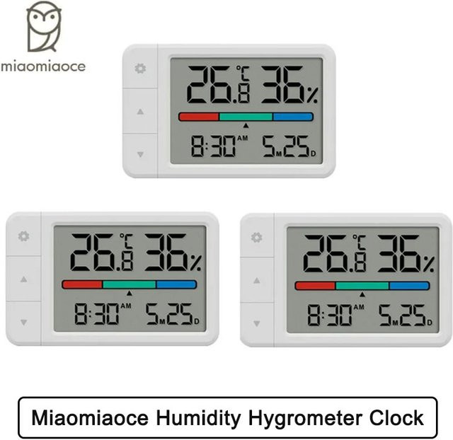 MIJIA Mini-Thermometer und Hygrometer mit LCD-Display in Weiß - Bild 1