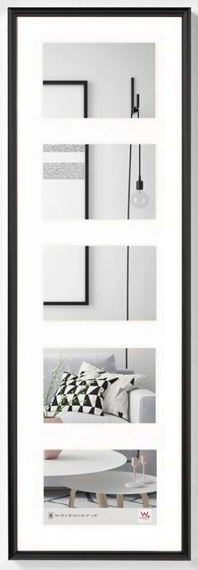 Walther Design Galeria Galeriebilderrahmen aus Kunststoff in Schwarz für 10 x 15 cm - Bild 1