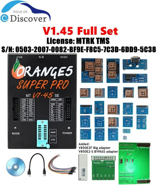Orange5 V1.45 V1.42 ECU-Programmierer mit erweiterten ECU-MCU-Listen für Toyota, Suzuki und Hyundai mit vollständiger Autorisierung - Bild 1