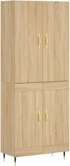 vidaXL Highboard Sonoma-Eiche in Braun, B/T/H: 69,5 x 34 x 180 cm - Bild 1