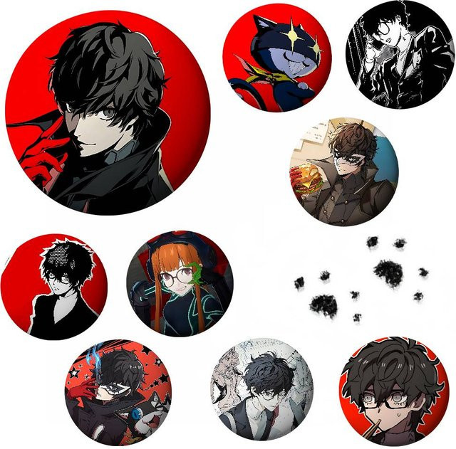 Game Joker Brosche Panther Mona, Bunt, Minimalistisch - Bild 1