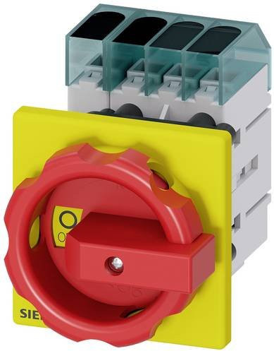 Siemens Lasttrennschalter 4-polig 63 A 690 V/AC 16 mm² in Rot und Gelb 3LD34540TL53 - Bild 1