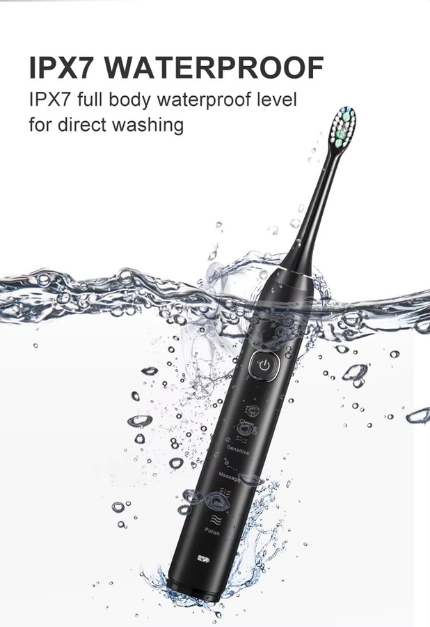 Sarmocare S100 Elektrische Zahnbürste, Ultraschall, Weiß, Unisex - Bild 5