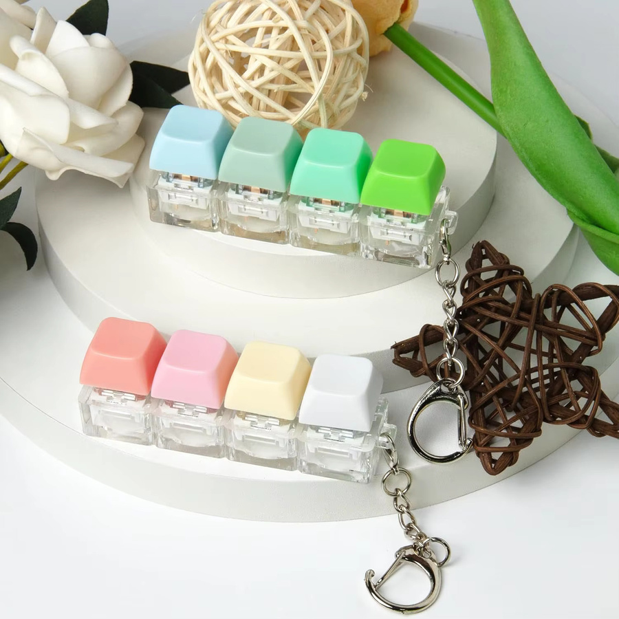 GSF 4-in-1 Tastatur Fidget Toy Multicolour Finger Clicker zur Stressbewältigung und Dekompression - Bild 4