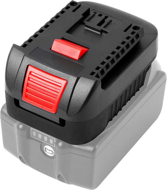 XMSJ Batterie Adapter Konverter für Makita 20V Max Li-Ion zu Bosch 18V Lithium Akku Elektrowerkzeug in Schwarz mt20bsl - Bild 1
