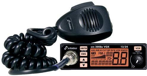 Stabo XM 3008E VOX CB-Funkgerät 12/24V mit 40 Kanälen in Schwarz - Bild 1
