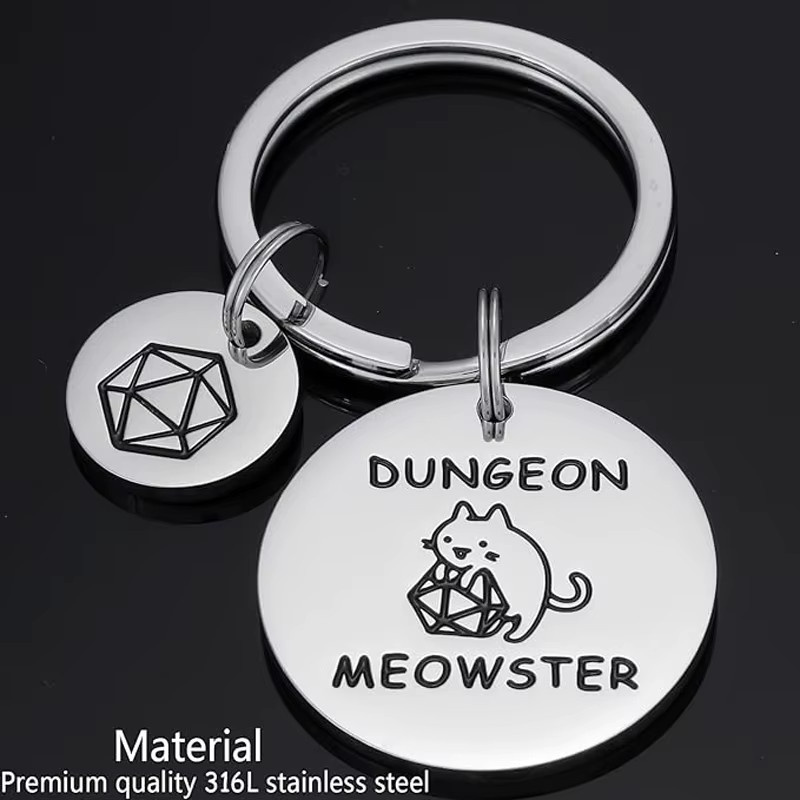 RUIYI Schlüsselanhänger Dungeons And Dragons, Unisex - Bild 2