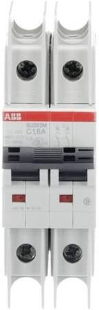 ABB SU202M-C1.6 Leitungsschutzschalter 1,6A 440V in Weiß - Bild 1