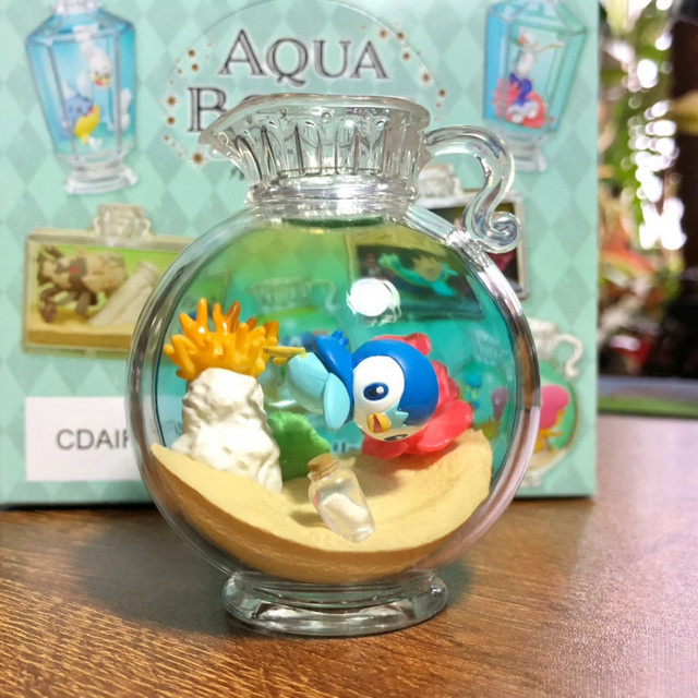 Re-Ment Pokémon Aqua Bottle Collection 2 Drift Bottle mit Luvdisc, Horsea, Piplup und Lapras Figuren in Multicolor - Bild 1