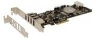 EXSYS EX-11494-2 USB Expansion Card PCIe Adapter mit USB 3.2 Gen 1 Anschlüssen USB-A und USB-C in Schwarz - Bild 1