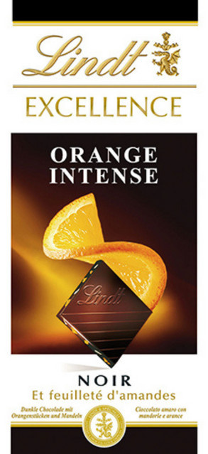 Lindt Excellence Orange Intense Noir Schokoladentafel 100 g - Bild 1