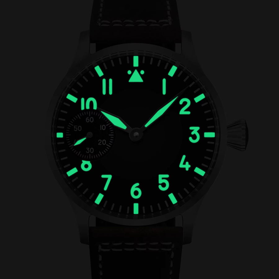 Corgeut Armbanduhr, Handaufzug, Edelstahl, Saphirglas, 42 mm, Herren - Bild 3