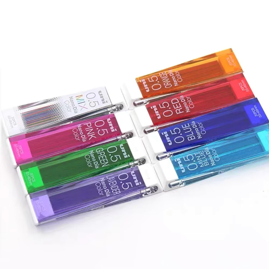 Uni Nano Dia Color 202NDC farbige Druckbleistiftminen Multicolor, 0,5 mm - Bild 3