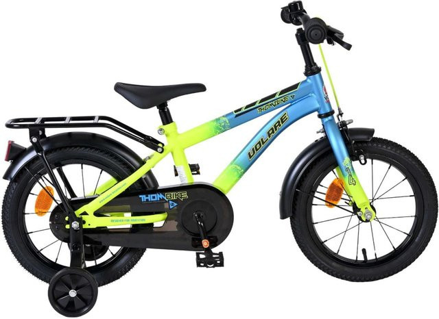 Volare Thombike Kinderfahrrad, 14 Zoll, Gelb - Bild 1