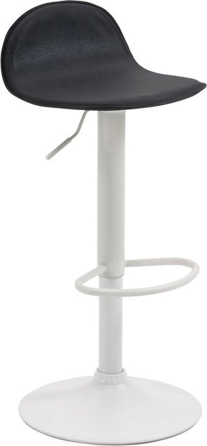 CLP Barhocker Lana V2 Kunstleder Schwarz/Weiß modern mit 360 Grad Drehsitz - Bild 1