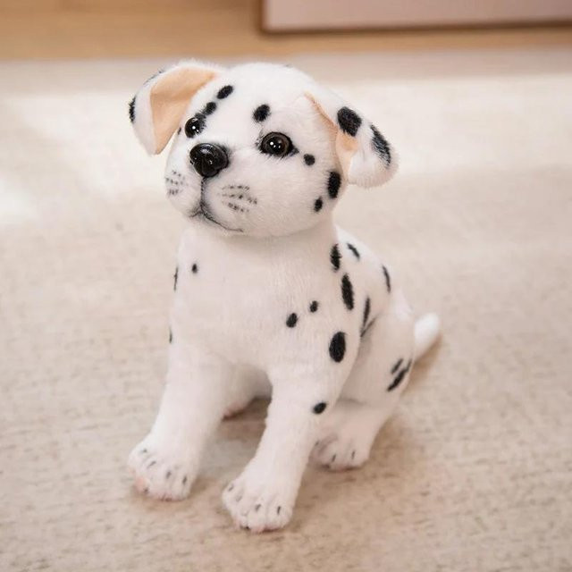 Kidsly Dalmatiner-Hunde-Plüschtier, Beagle-Welpen-Puppe, 25cm - Bild 1