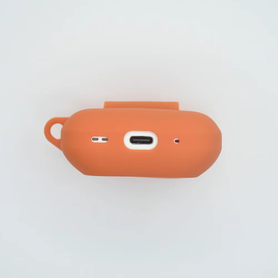 Silikon Schutzhülle für AirPods A9pro Musik Player in Orange, Thin Edition mit Bluetooth-Funktionalität - Bild 3