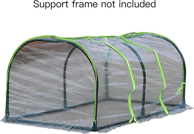 Mini Pflanzen Gewächshaus von aimo mit transparentem PVC und Metallrahmen, B/T/H: 120 x 60 x 50 cm - Bild 1