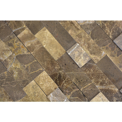 Stoneland Mosaikmatte Stone in Braun mit Marmor-Optik, Breite: 30 cm, Länge: 27,5 cm - Bild 2