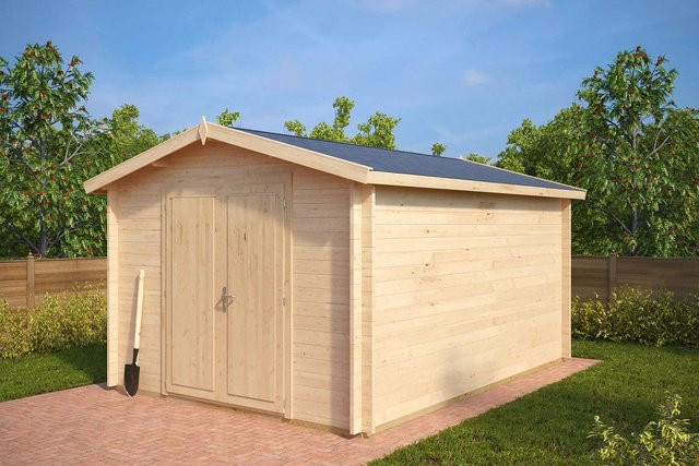 Gartengerätehaus Eva A in der Größe 3 x 4 m mit 14 m² Lagerfläche - Bild 1