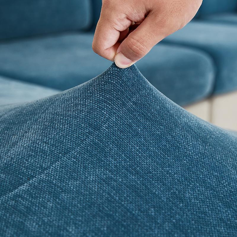 S-EMIGA Samt Kissenbezug quadratisch für Sofa und Sessel, Farbe Einfarbig, B/B: 45 x 45 cm - Bild 1