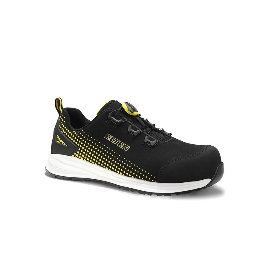 Elten Sicherheitshalbschuh JORAN BOA YELLOW Low ESD S3 Mikrofaser Gelb Schwarz Größe 46 - Bild 2