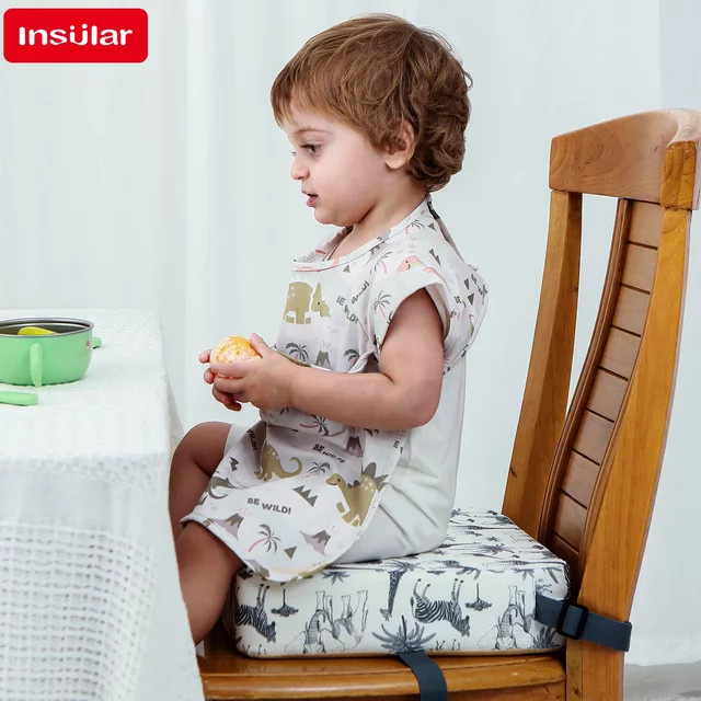 Insular Einstellbares Kinder Booster Sitz Kissen für den Kinderwagen und das Esszimmer, Mehrfarbig - Bild 1
