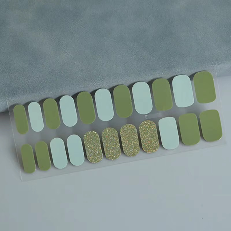 YAGOLYN Gel-Nagelaufkleber Herz-Polka-Dot, 22 Stück, UV-frei - Bild 2